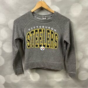 NFL Steelers crewneck grey sweatshirt size small